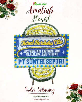 Papan Bunga Duka di Baluwarti